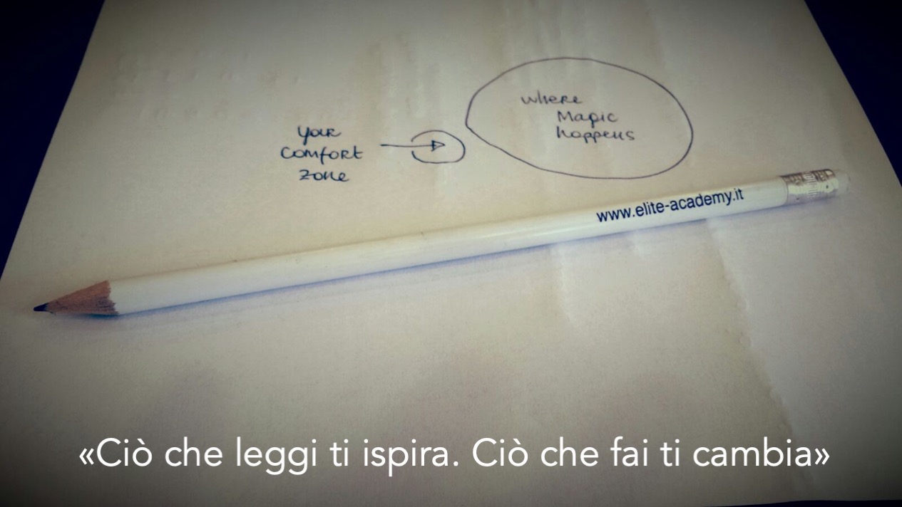 Ciò che leggi ti ispira. Ciò che fai ti cambia.